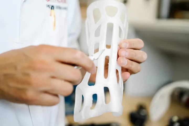 Optimizing silicone 3D printing parameters test setup